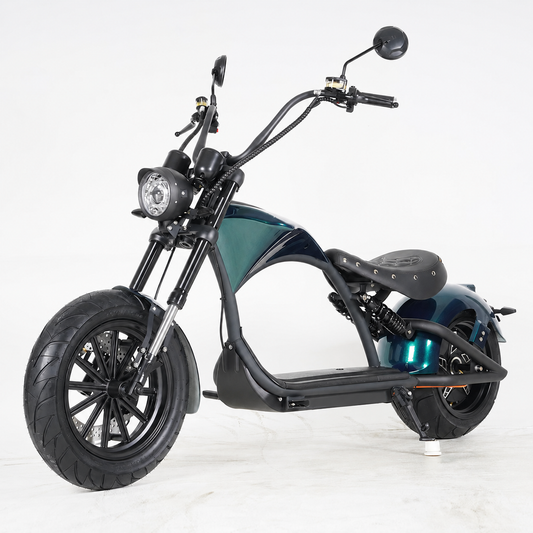 Kugoo M1 Fat Tire Harley Electric Bike | 2000W Urban Cruiser - EEC & COC Certified EU Legal on Road 【 ship from Germany】 4-8 days delivery