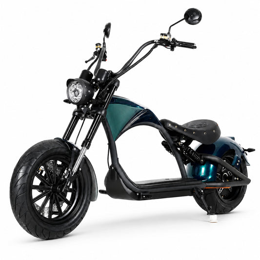 Kugoo M1 Vélo électrique Harley à pneus larges | Cruiser urbain 2000W - Certifié CEE & COC, Légal dans l'UE sur la route 【expédié d'Allemagne】 livraison en 4-8 jours