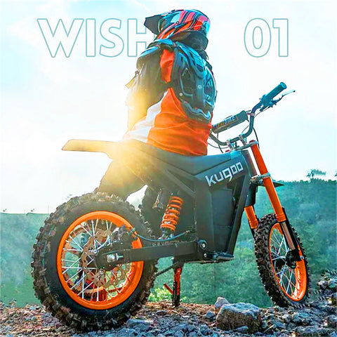 【KUGOO WISH 01 SE】Official 1500W Power Electric Dirt Bike | Middle East Shipping