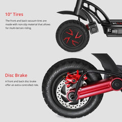 【KUGOO G-Booster】800W*2 Off-Road Electric Scooter with Seat
